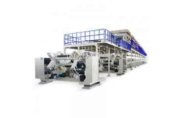 高架式双面涂布机PET静电膜导电膜扩散膜刮刀微凹涂覆机