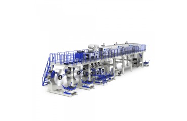 非晶铁芯硅钢带材涂布机光柱膜镀铝膜金属箔材湿法涂布复合机